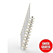 Scrigno Escalera principal Sailor (Blanco, Plata, Ancho: 61 cm, Recto, Altura de planta: 241 cm - 285 cm) | BAUHAUS