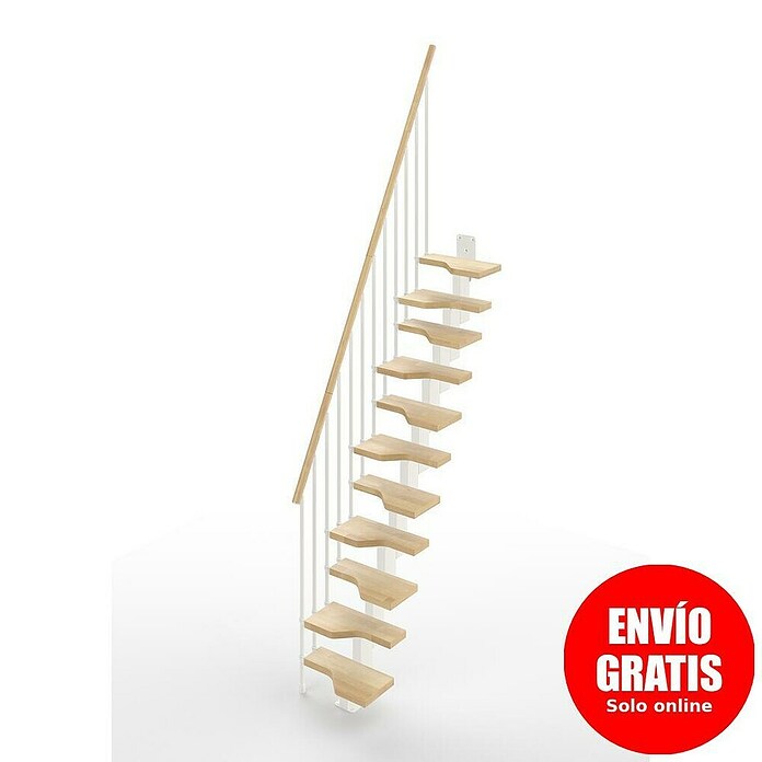 Scrigno Escalera principal Sailor (Beige, Blanco, Ancho: 61 cm, Recto, Altura de planta: 241 cm - 285 cm) | BAUHAUS