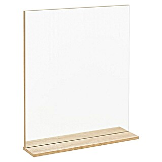 Fackelmann Finn Ablagespiegel (598 x 135 x 692 mm, Ast-Eiche)