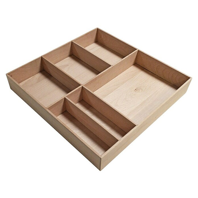 Fackelmann Stanford Schubladenbox (L x B x H: 380 x 370 x 45 mm, Braun) | BAUHAUS