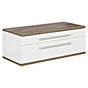 Fackelmann Stanford Waschbeckenunterschrank (B x T x H: 1 100 x 500 x 404 mm, Nature Oak, Weiß, OHNE Beckenausschnitt) | BAUHAUS