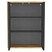 Fackelmann Finn Midischrank (B x T x H: 600 x 305 x 750 mm, Ast-Eiche, Anthrazit) | BAUHAUS