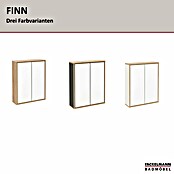 Fackelmann Finn Spiegelschrank (B x H: 600 x 750 mm, Ast-Eiche, Anthrazit) | BAUHAUS