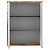 Fackelmann Finn Spiegelschrank (B x H: 600 x 750 mm, Ast-Eiche, Anthrazit) | BAUHAUS