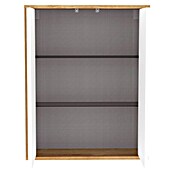 Fackelmann Finn Hängeschrank (B x T x H: 600 x 201 x 750 mm, Ast-Eiche, Weiß) | BAUHAUS