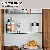 Fackelmann Finn Hängeschrank (B x T x H: 600 x 201 x 750 mm, Ast-Eiche, Weiß) | BAUHAUS