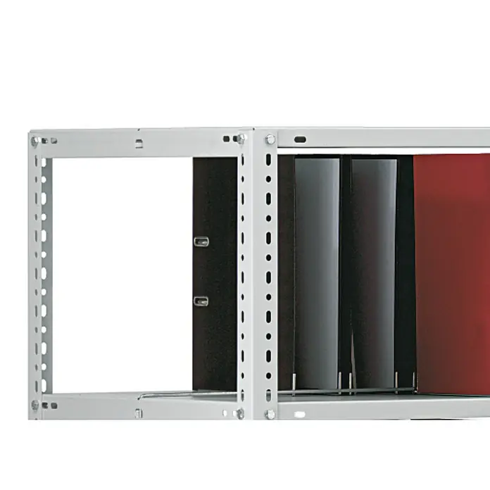 Proregal Aktenregal MAGNUS Schraubsystem - H x B x T: 220 x 100 x 60 cm, Traglast pro Boden: 90 kg, Anzahl Böden: 7 Stk., Schrauben, Verzinkt