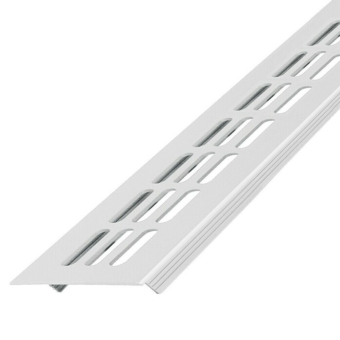 Lienbacher Rešetka za zračnik  (Do x Š: 1.000 x 60 mm, Aluminij, Bela) | 1167 - Heizkörperverkleidungen/Lüftungsgitter und Gitterr | AAEC - Zweckbeschl  f  Haus und Garten | AAE - Beschläge | AA - Eisenwaren | A - Eisenwaren | BAUHAUS
