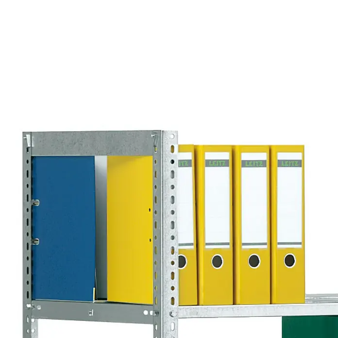 Proregal Aktenregal MAGNUS Schraubsystem - H x B x T: 220 x 100 x 60 cm, Traglast pro Boden: 90 kg, Anzahl Böden: 6 Stk., Schrauben, Verzinkt