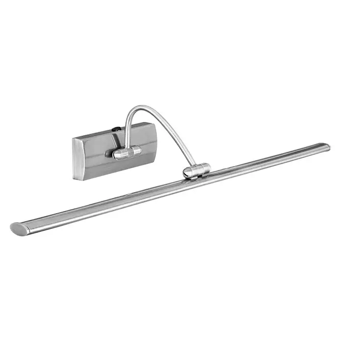Searchlight LED-Bilderleuchte Barcelona - 10 W, L x B x H: 38 x 11 x 11 cm, Silber - Metall-Bilderleuchte mit verstellbarem Arm, ideal zur Beleuchtung von Kunstwerken und Fotos. Elegantes Design für stilvolle Akzente in jedem Raum.