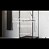 Camargue Palermo Nischendusche (80 x 200 cm, Unbeschichtet, Schwarz) | BAUHAUS