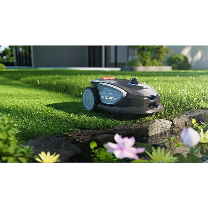 Sunseeker Mähroboter S4 (1 000 m², Schnittbreite: 18 cm, Laser-gestützte Navigation, LiDAR) | BAUHAUS