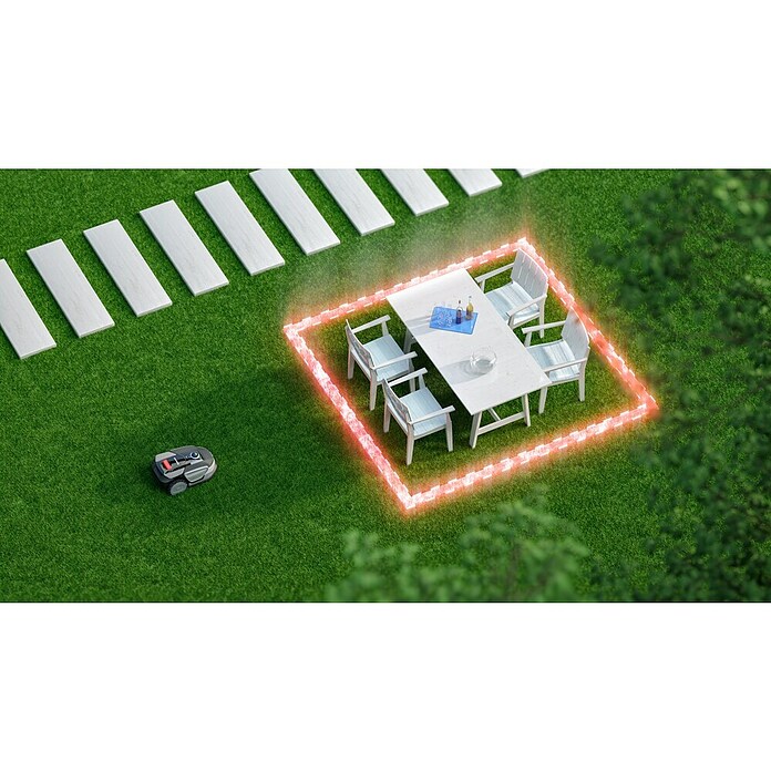Sunseeker Mähroboter S4 (1 000 m², Schnittbreite: 18 cm, Laser-gestützte Navigation, LiDAR) | BAUHAUS