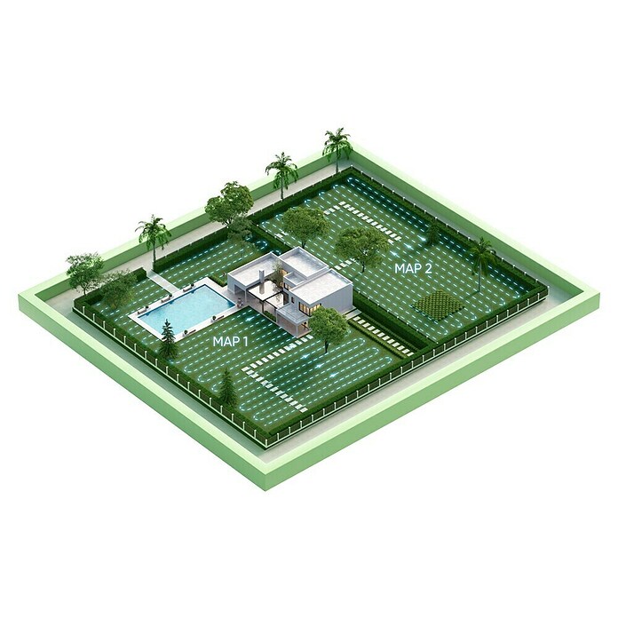Sunseeker Mähroboter S4 (1 000 m², Schnittbreite: 18 cm, Laser-gestützte Navigation, LiDAR) | BAUHAUS