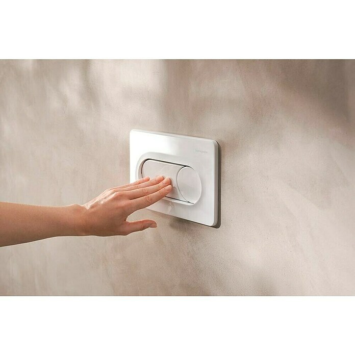 Hansgrohe Bedieningspaneel iFrame Original S dual flush (Wit, 2 spoelstanden) | BAUHAUS