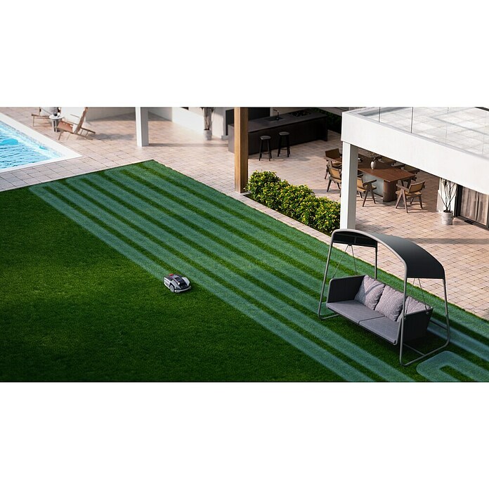 Sunseeker Mähroboter S5 (1 600 m², Schnittbreite: 20 cm, Kamera-gestützte Navigation, RTK) | BAUHAUS