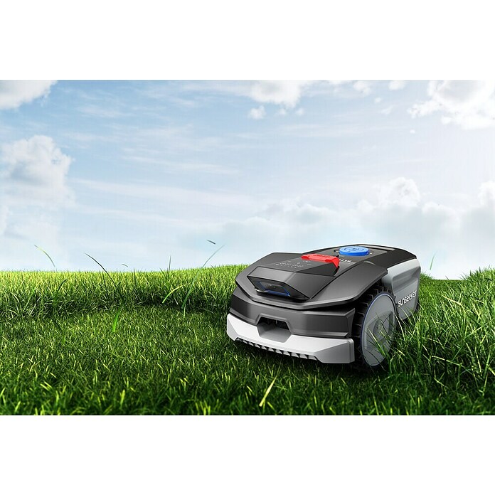 Sunseeker Robotmaaierset V1 incl. garage (300 m², Snijbreedte: 16 cm, Cameranavigatie) | BAUHAUS