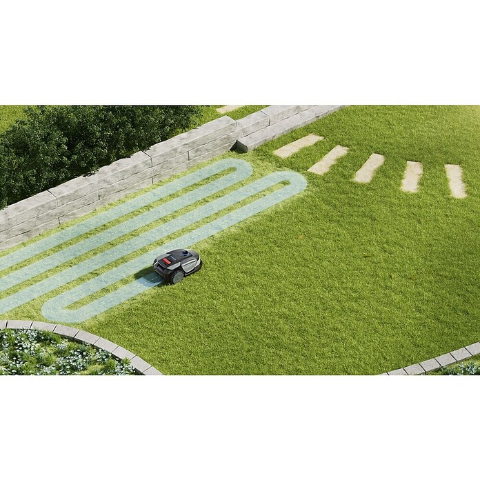 Sunseeker Mähroboter S4 (1 000 m², Schnittbreite: 18 cm, Laser-gestützte Navigation, LiDAR) | BAUHAUS