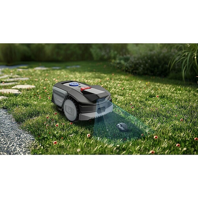 Sunseeker Robotmaaierset V1 incl. garage (300 m², Snijbreedte: 16 cm, Cameranavigatie) | BAUHAUS