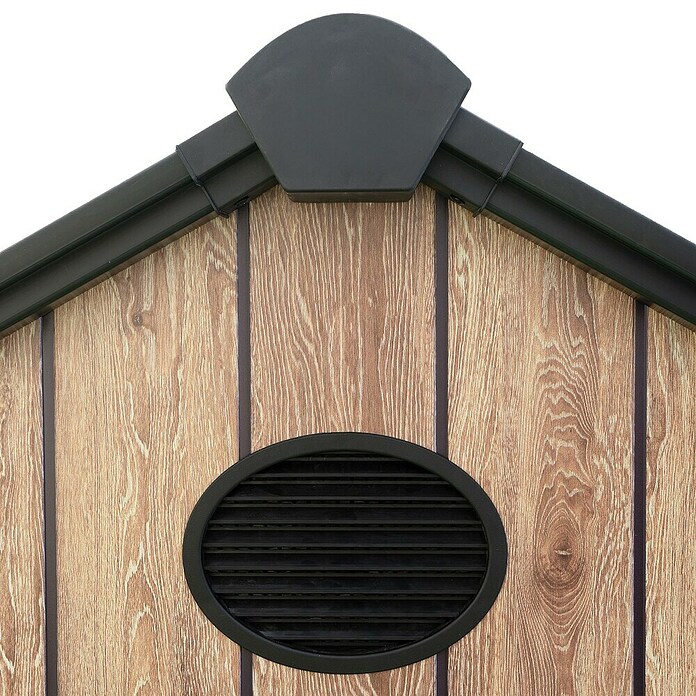 Hoggar Hundehütte Oak (L x B x H: 115 x 102 x 100 cm, Kunststoff, Beige) | BAUHAUS
