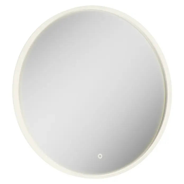 Riva Moon LED-Lichtspiegel - 80 x 4,2 cm - Runde LED-beleuchtete Spiegel, perfekt für Badezimmer oder Ankleidezimmer, die ein helles und modernes Ambiente schaffen. Der Spiegel sorgt für optimale Beleuchtung.