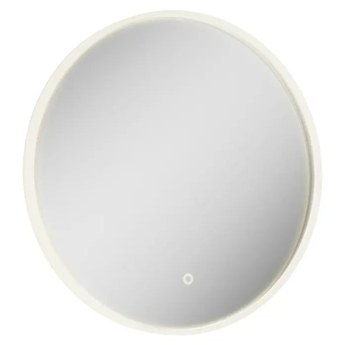 Riva Moon LED-Lichtspiegel - 60 x 4,2 cm - Runder Spiegel mit Hintergrundbeleuchtung, ideal für Badezimmer oder Ankleideraum. Elegantes Design mit sanftem Licht für perfekte Ausleuchtung.