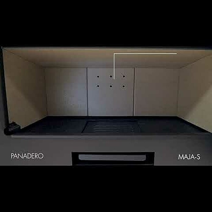 Panadero Estufa de leña Maja S (7,2 kW, Material del revestimiento: Acero, Negro) | BAUHAUS
