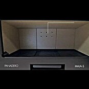 Panadero Estufa de leña Maja S (7,2 kW, Material del revestimiento: Acero, Negro) | BAUHAUS