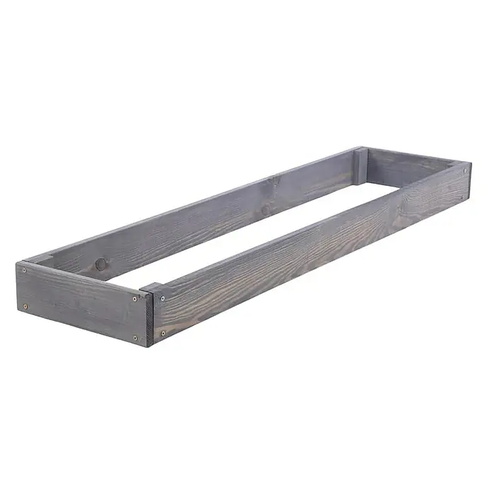 Proregal Hochbeet GardenStep Holz - Holz, Grau
