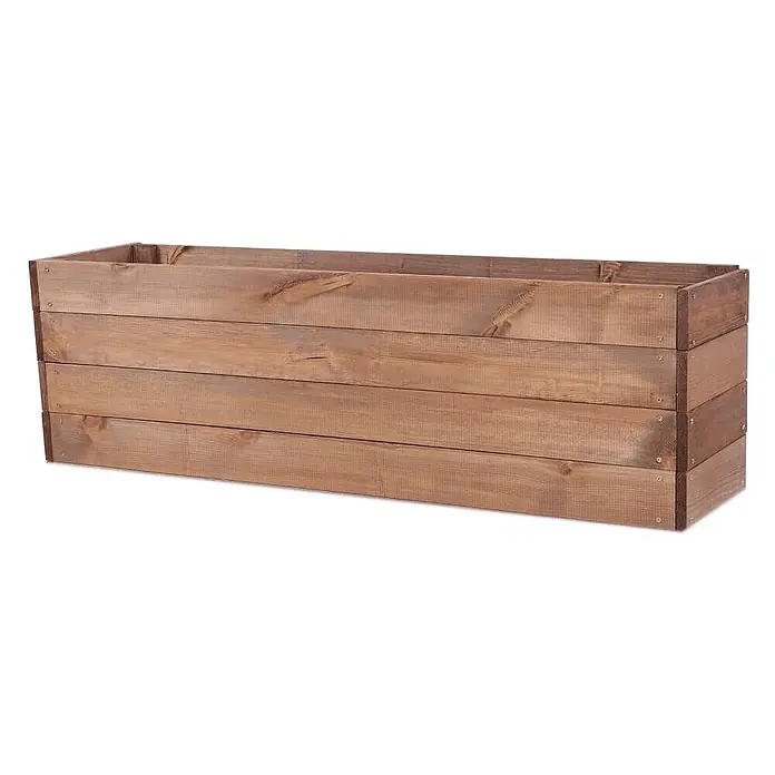 Proregal Hochbeet Growline Holz - 30 x 120 x 36 cm, Holz, Braun