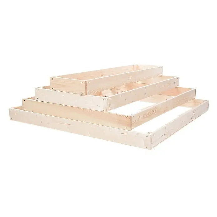 Proregal Hochbeet GardenStep Holz - 100 x 117 x 36 cm, Holz, Imprägniert