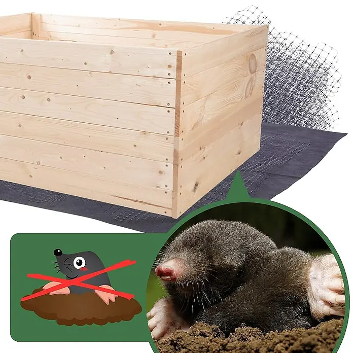 Proregal Hochbeet Growline Holz - Holz, Braun