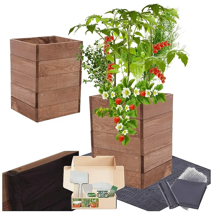Proregal Hochbeet Growline Holz - Holz, Braun