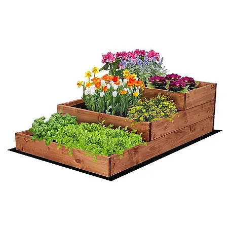 Proregal  Hochbeet TREPPEN Holz