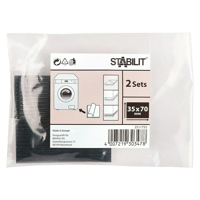 Stabilit Anti-Vibration-Pad - Gummi, 2 Stk., Schwarz online kaufen bei  BAUHAUS
