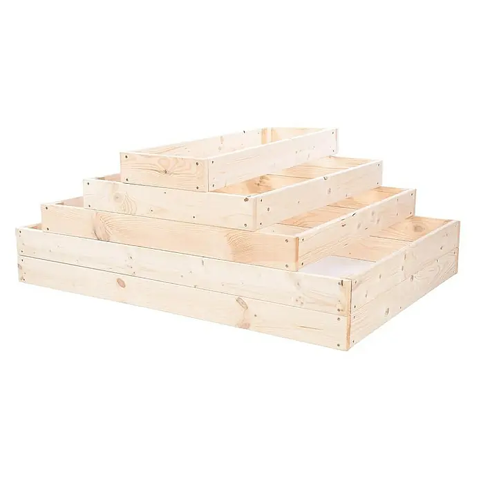 Proregal Hochbeet GardenStep Holz - Holz, Natur