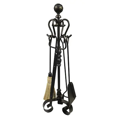 Imex El Zorro  Juego de utensilios para chimenea