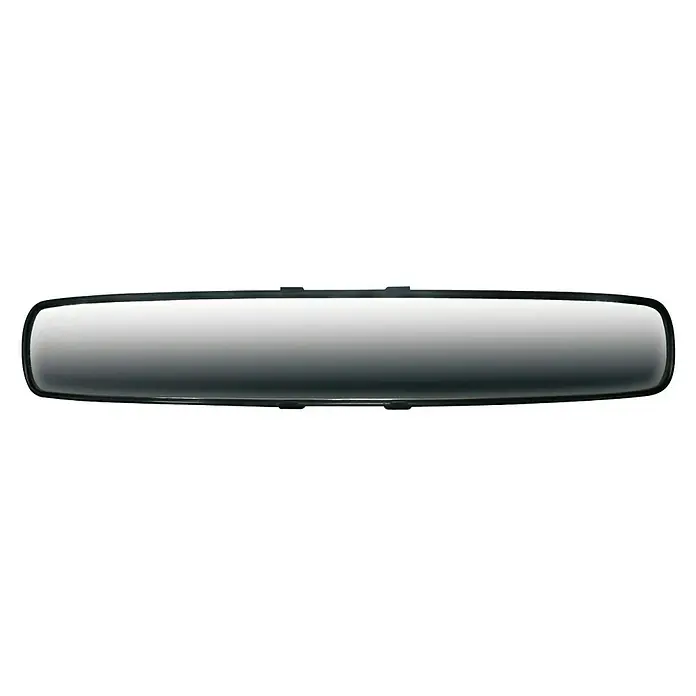 Espejo de seguridad Panorámico - L x An: 43 x 7,5 cm - Retrovisor interior con marco negro para una visión trasera clara al conducir para mayor seguridad.