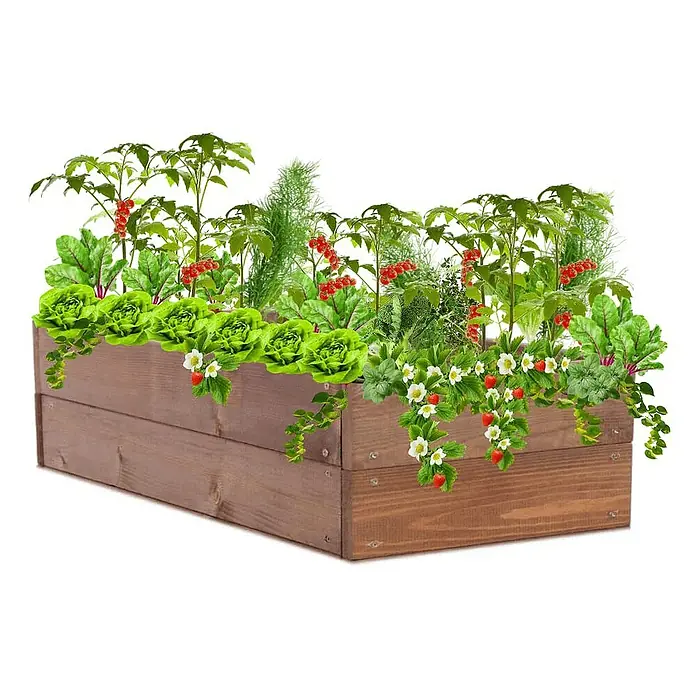 Proregal Hochbeet Growline Holz - Holz, Braun