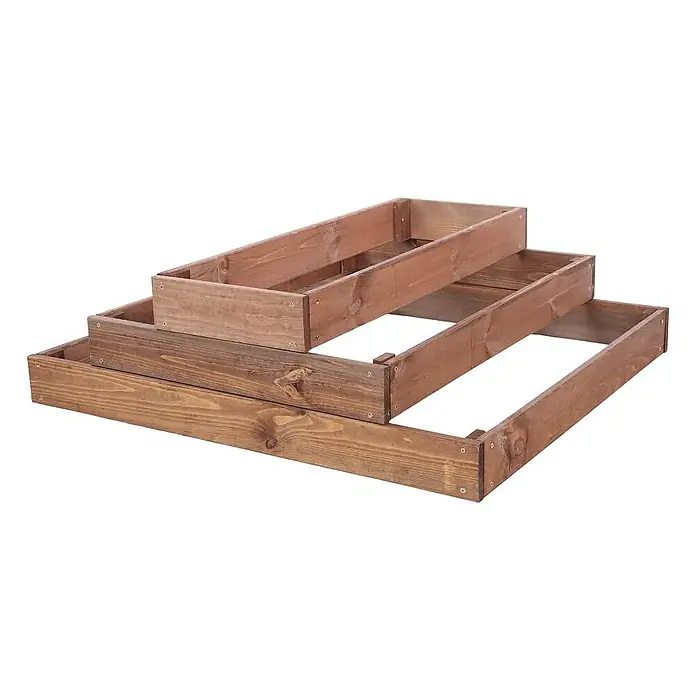 Proregal Hochbeet GardenStep Holz - Holz, Braun