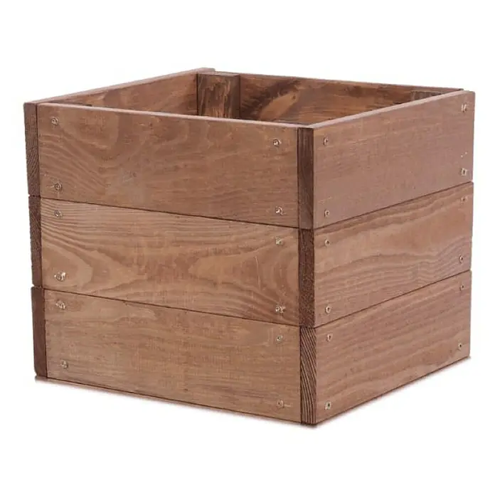 Proregal Hochbeet Growline Holz - 30 x 33 x 27 cm, Holz, Braun