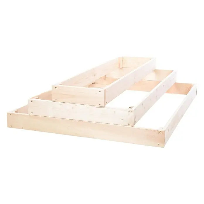 Proregal Hochbeet GardenStep Holz - 100 x 90 x 27 cm, Holz, Imprägniert