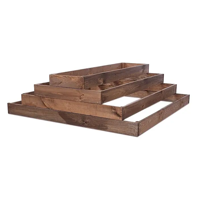 Proregal Hochbeet GardenStep Holz - Holz, Braun