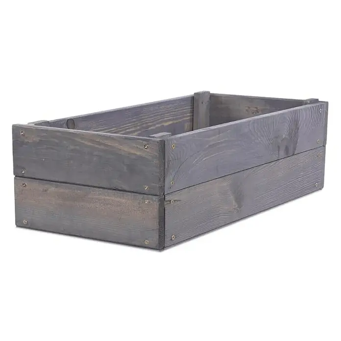 Proregal Hochbeet Growline Holz - 30 x 63 x 18 cm, Holz, Grau