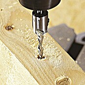 Wolfcraft Broca metálica para madera con avellanador 4,5 - 11 mm (Largo: 65 mm)
