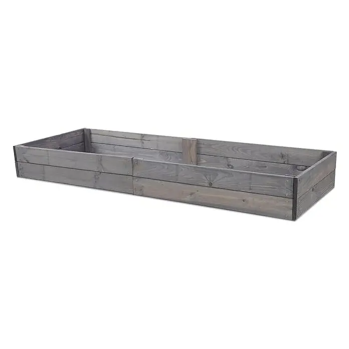 Proregal Hochbeet Growline Holz - 80 x 163 x 18 cm, Holz, Grau