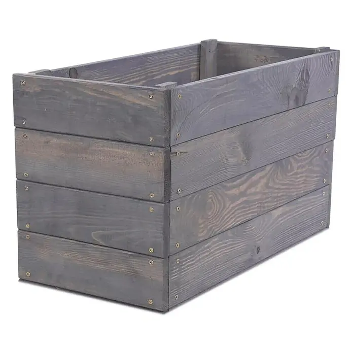 Proregal Hochbeet Growline Holz - 30 x 63 x 36 cm, Holz, Grau