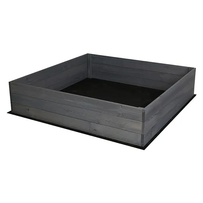 Proregal Hochbeet Growline Holz - 80 x 83 x 27 cm, Holz, Grau