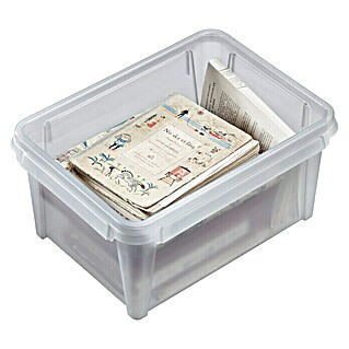 SmartStore Caja de almacenaje Dry (30 x 40 x 19 cm, Plástico, Transparente)