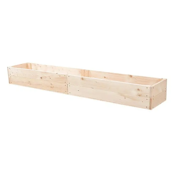 Proregal Hochbeet Growline Holz - 30 x 203 x 18 cm, Holz, Natur